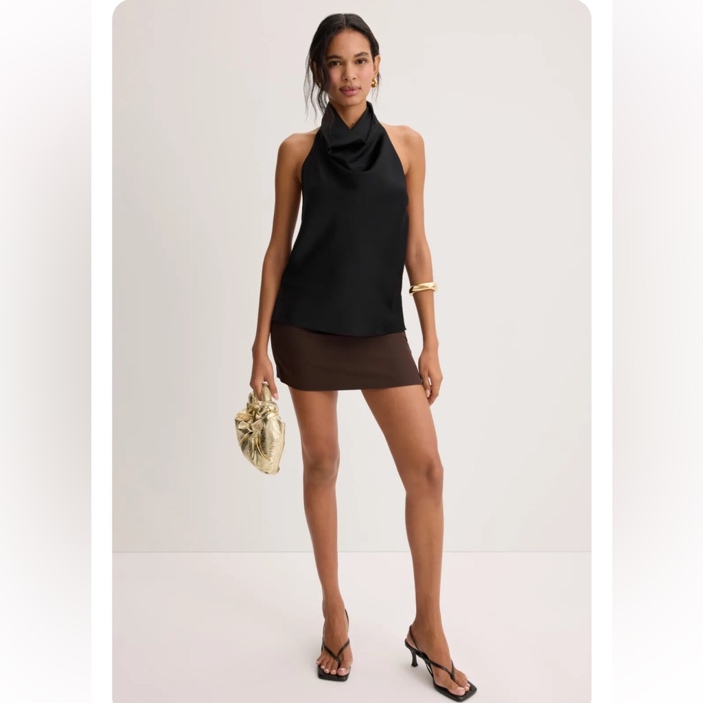A.L.C. Black Ayla Top Sz 6